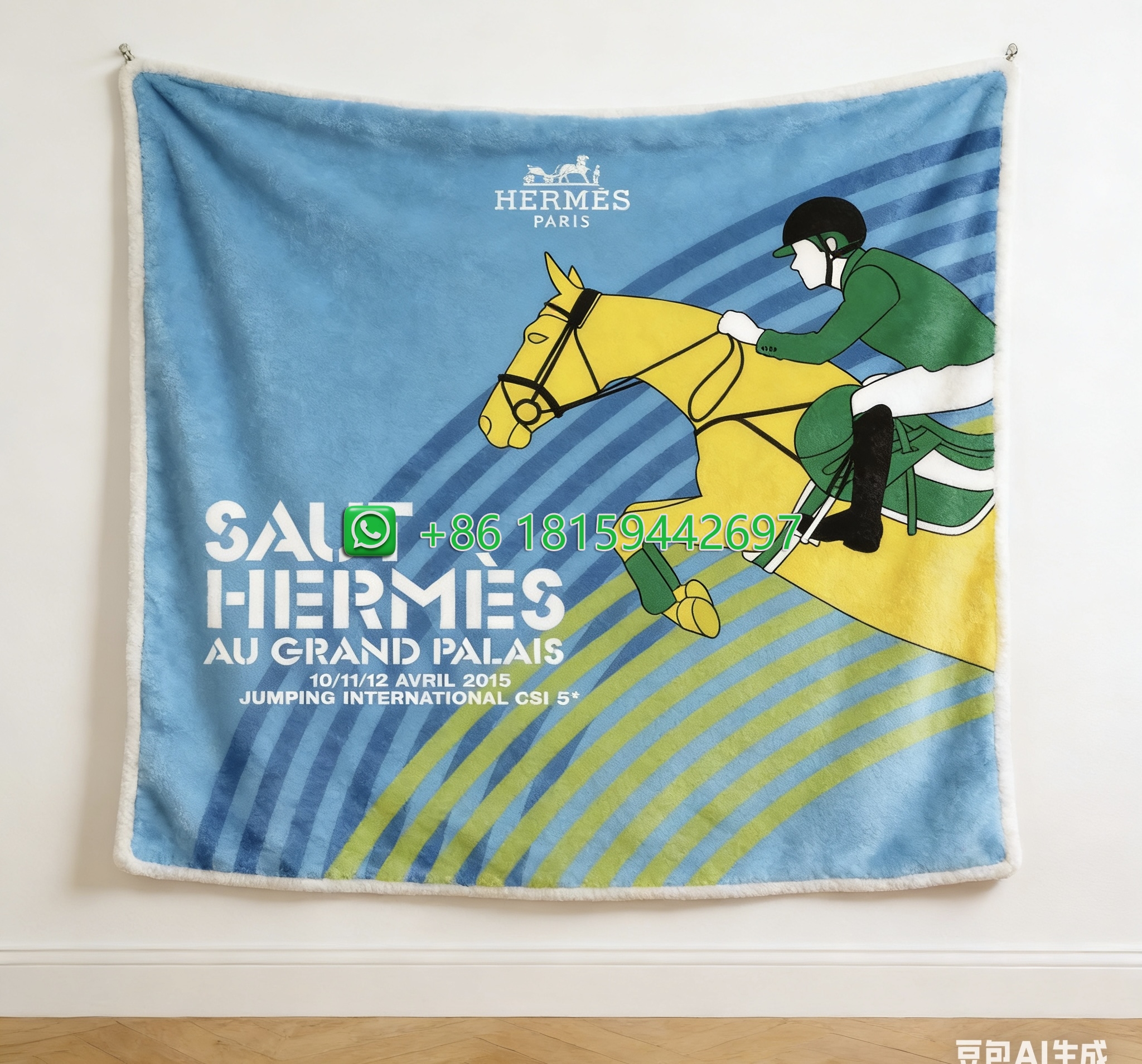 Hermes Throw Blankets